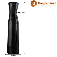 Vaporisateur Hair Spray Bottle 300ml Black Continuous Spray